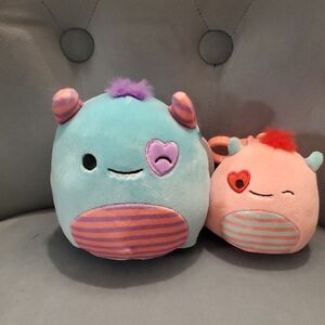 5" & 3.5" Squishmallow Monsters